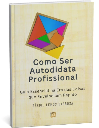 Capa ebook Como ser AUTODIDATA PROFISSIONAL Guia Essencial